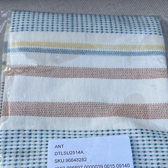 Anthropologie Mediterranean Blue and White Dish Towels - Picture 6 of 12